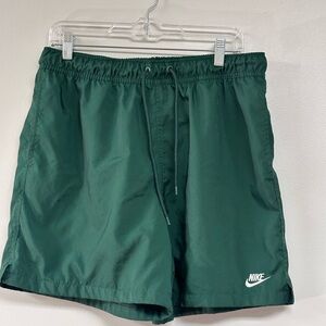 Nike Men's Dark Green Athletic Shorts